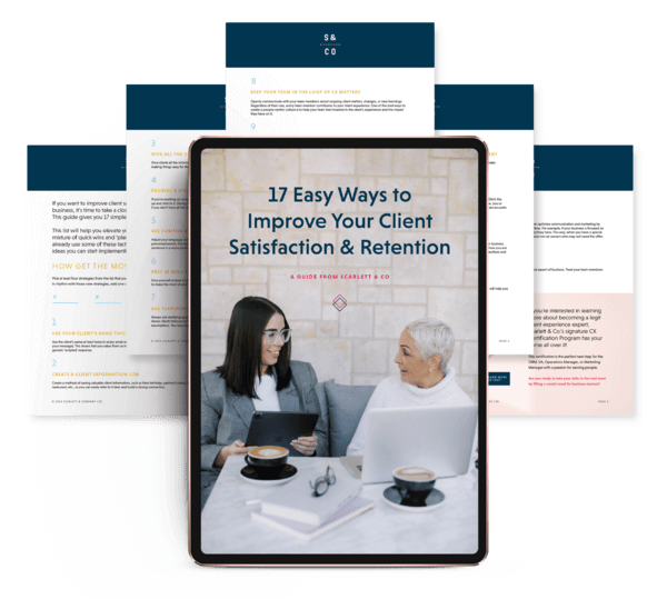 client experience, client satisfaction, client retention